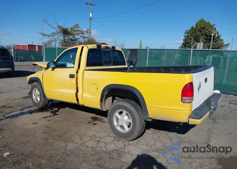 1999 Dodge Dakota Slt/Sport из США, поврежденный, VIN 1B7FL26X2XS276244